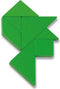 Cayro - Houten Tangram Spel - Puzzelspel - 1-4 Spelers - Geschikt vanaf 7 Jaar