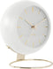 Karlsson Globe - Tafelklok - Gouden details - Wit - 21x24,5x14cm