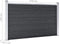 vidaXL - Schutting - 526x106 - cm - HKC - grijs