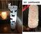 Witte Cilindrische Papieren Lampenkap 94 cm Hoog - Ersatz Lampenscherm