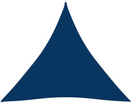 vidaXL - Zonnescherm - driehoekig - 4x4x4 - m - oxford - stof - blauw