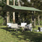 vidaXL - Kampeerluifel - waterdicht - 400x294 - cm - groen
