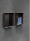 Looox Colour BoX - Inbouwnis - 90x30x10cm - RVS Zwart mat