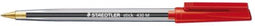 Balpen staedtler stick 430 m rood