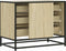 vidaXL - Ladekast - 70x41x56 - cm - bewerkt - hout - sonoma - eikenkleurig