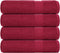 vidaXL - Douchehanddoeken - 4 - st - 70x140cm - 360g/m² - 100% - katoen - bordeauxrood