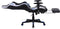 Gamestoel Tornado relax bureaustoel - met voetsteun - ergonomisch verstelbaar - zwart blauw
