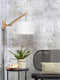 GOOD&MOJO Wandlamp Andes - Bamboe/Wit - 50x32x45cm - Binnen Scandinavisch,Bohemian