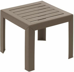Grosfillex lage tafel kunsthars taupe 40 x 40 cm