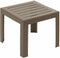 Grosfillex lage tafel kunsthars taupe 40 x 40 cm