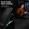 Spigen Rugged Armor - TPU Back Cover - Militaire standaard en Air Cushion technologie - Zwart