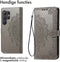imoshion Hoesje Geschikt voor Samsung Galaxy S24 Ultra Hoesje Met Pasjeshouder - imoshion Mandala Bookcase - Grijs