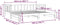 vidaXL - Slaapbank - met - onderschuifbed - 80x200 - cm - massief - grenenhout