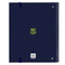 F.C. Barcelona Ringmap - 4 Ringen 35 mm - Interne organizer - Marineblauw 27 x 32 x 3.5 cm