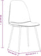 vidaXL - Eetkamerstoelen - 2 - st - 45x54,5x83 - cm - kunstleer - glanzend - bruin