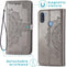 iMoshion Hoesje Geschikt voor Samsung Galaxy M11 / A11 Hoesje Met Pasjeshouder - iMoshion Mandala Bookcase - Grijs