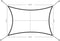 Schaduwdoek waterdicht - 5x5 meter - polyester - UV-bescherming