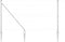 vidaXL - Hekpalen - met - Spike - - - 7 - stuks - - - Ø32 - mm - - - 140 - cm - - - Gegalvaniseerd - Staal