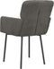vidaXL - Eetkamerstoelen - 2 - st - fluweel - donkergrijs