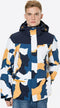 Icepeak Cabery - Ski-jas - Waterdicht 10000 mm - Camouflage - Blauw - Maat 48