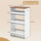Coast Smalle Keukentrolley - 4-Laags Nisrek - 47,5 x 30 x 80,5 cm - Wit