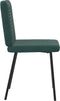 vidaXL - Eetkamerstoelen - 2 - st - fluweel - donkergroen