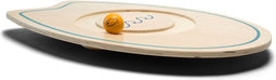 Bs Toys GA418 - Buitenspeelgoed Balansspel Surfbord - 50 cm - Hout - Beige