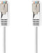 Nedis CAT6a netwerkkabel - SF/UTP - RJ45 Male - RJ45 Male - 10.0 m - Rond - PVC - Wit - Label