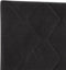 vidaXL - Hoofdbord - Diamant - Blokken - Ontwerp - Zwart - 80 - cm - Velvet
