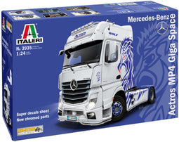 1:24 Italeri 3935 Mercedes-Benz Actros MP4 Giga Space Plastic Modelbouwpakket