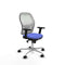 Piqueras y Crespo 2D086N0 - Bureaustoel - Verstelbare hoogte met armleuning - Licht Blauw