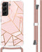 iMoshion Hoesje Geschikt voor Samsung Galaxy S22 Plus Hoesje Met Koord - iMoshion Design Hoesje met Koord - Roze / Pink Graphic