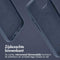Accezz MagSafe Leather Backcover - Krasbestendig - Donkerblauw (iPhone 13)