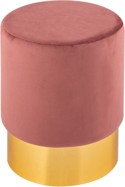 SVJ Kruk Rond - 31 x 31 x 43 cm - Polyester - Roze