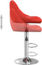 vidaXL - Barstoelen - 2 - st - kunstleer - rood
