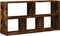 vidaXL - Wandschap - 100x25x50 - cm - bewerkt - hout - gerookt - eikenkleurig