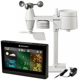 Bresser Weather Center Comfort 5-in-1 - Weerstation met 5-in-1 Buitensensor - Zwart