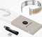 Selencia Jubilee stalen bandje - Geschikt voor Apple Watch 1, 2, 3, 4, 5, 6, 7, 8, 9, 10 (42 mm), SE - 38/40/41 mm - Zilver - One Size