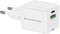 Conceptronic ALTHEA15W - Oplader - 20W - USB-A en USB-C - Wit