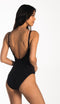 CYELL Caviar - Dames Badpak - Overslag look met lichte padding - Zwart