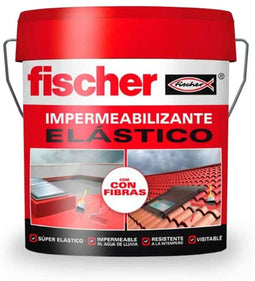 Fischer Group 558428 Vloeibare Waterdichting Met Vezels 750ml Rood