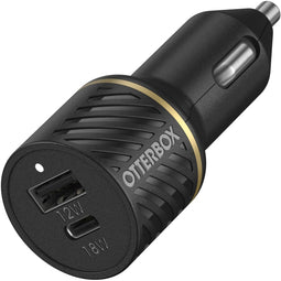 Otterbox Car Charger 30W - USB-C 18W + USB-A 12W USB-PD - Zwart