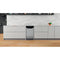 Whirlpool WSFC3M27X - Vrijstaand - Slimline (45 cm) - 10 couverts - Roestvrijstaal