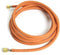 Sievert gasslang - 3/8L-3/8L draaibaar - 4m 4mm rubber - Messing Oranje