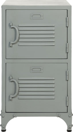 Lockerkast Grijs - Locker Met 2 Deuren - Lockerkast metaal - Rootsmann