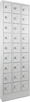 Lockerkast in 36-vaks met opening voor hangoogsluiting (zonder hangslot geleverd)