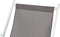LOCRI II - Strandstoel - Grijs/Wit - Polyester
