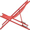 LOCRI II - Strandstoel - Rood/Rood - Polyester