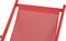 LOCRI II - Strandstoel - Rood/Rood - Polyester
