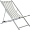 LOCRI II - Strandstoel - Wit/Grijs - Polyester